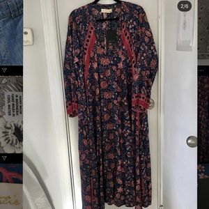 Natalie Martin Fiore maxi dahlia indigo